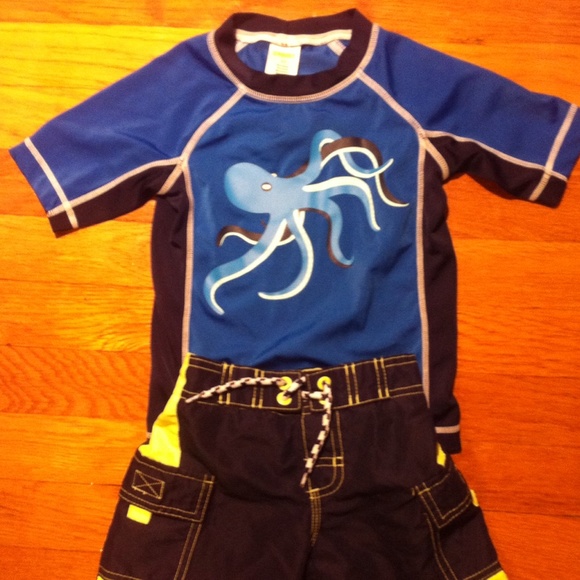 Garçon 10 Ans - Haut De Rashguard Gymboree Avec Baleine, Nylon Et Spandex, Bleu